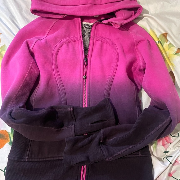 Pink and Purple Ombre Lululemon Hoodie - Picture 2 of 5